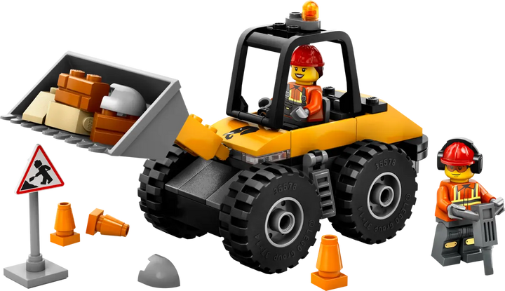 LEGO® City Yellow Construction Wheel Loader 60450