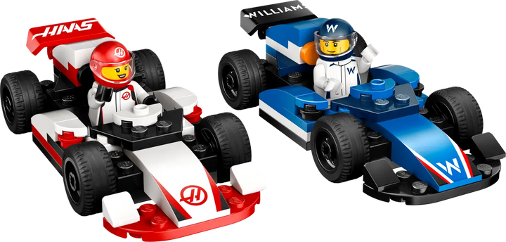 LEGO® City F1® Williams Racing & Haas F1® Race Cars 60464