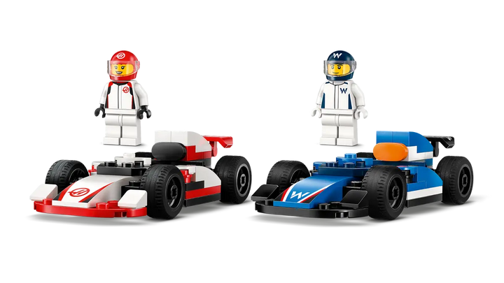 LEGO® City F1® Williams Racing & Haas F1® Race Cars 60464