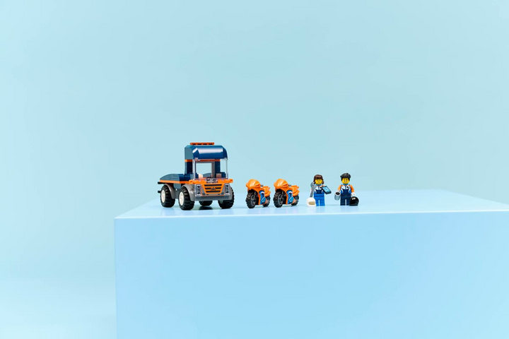 LEGO® City Motorcycle Transporter 60491