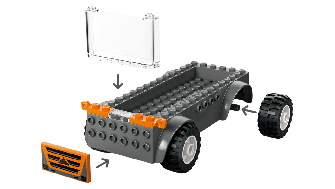 LEGO® City Motorcycle Transporter 60491