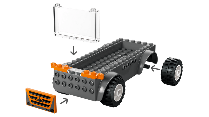 LEGO® City Motorcycle Transporter 60491