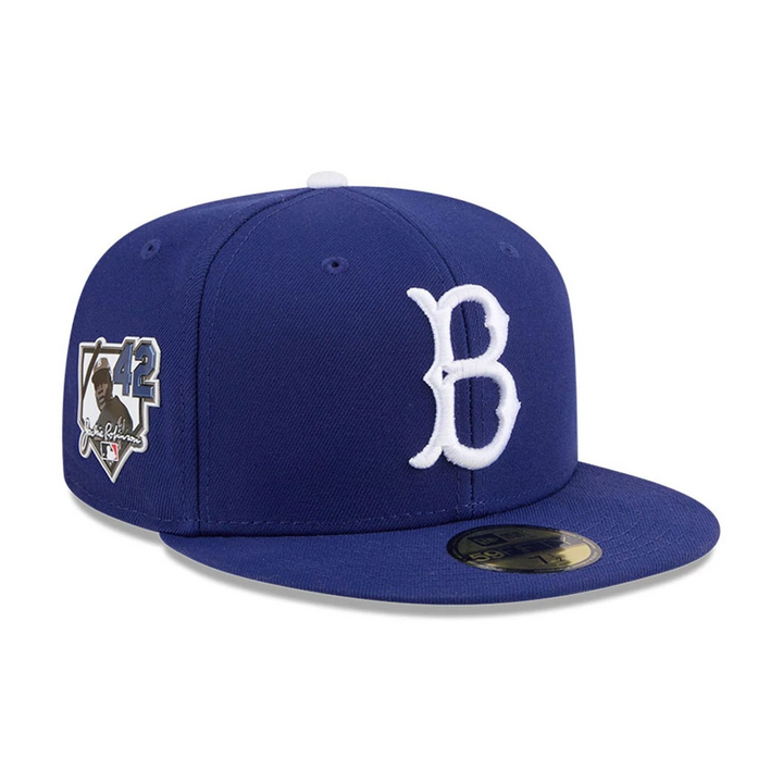 New Era Brooklyn Dodgers MLB Jackie Robinson Navy 59FIFTY Fitted Cap