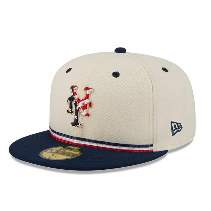 NEW ERA 59FIFTY 2026 MLB 4TH OF JULY NEW YORK METS 250TH ANNIVERSARY PATCH HAT