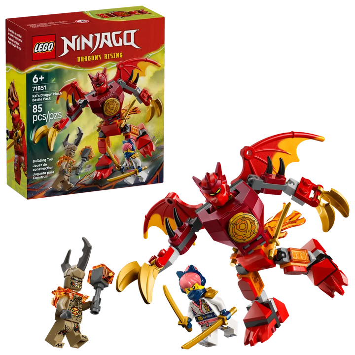 LEGO® NINJAGO® Kai's Dragon Mech Battle Pack 71851
