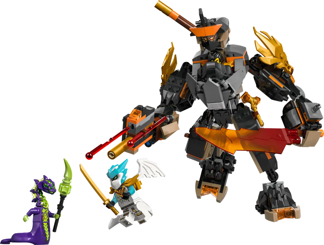 LEGO® NINJAGO® Cole's Mission Mech & Dragon Zane 71854