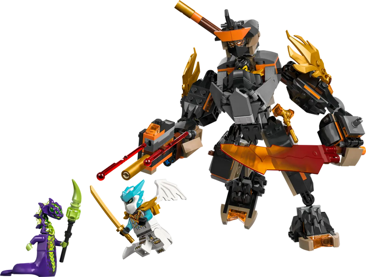 LEGO® NINJAGO® Cole's Mission Mech & Dragon Zane 71854