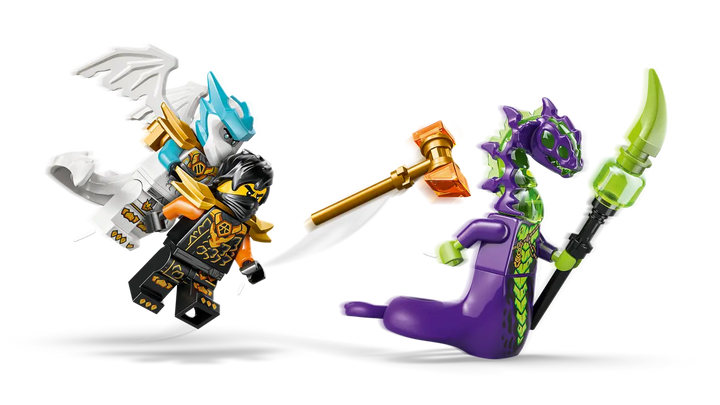 LEGO® NINJAGO® Cole's Mission Mech & Dragon Zane 71854