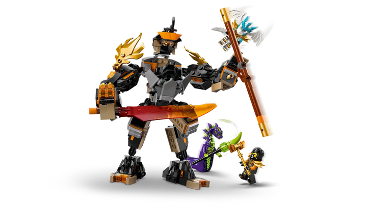 LEGO® NINJAGO® Cole's Mission Mech & Dragon Zane 71854