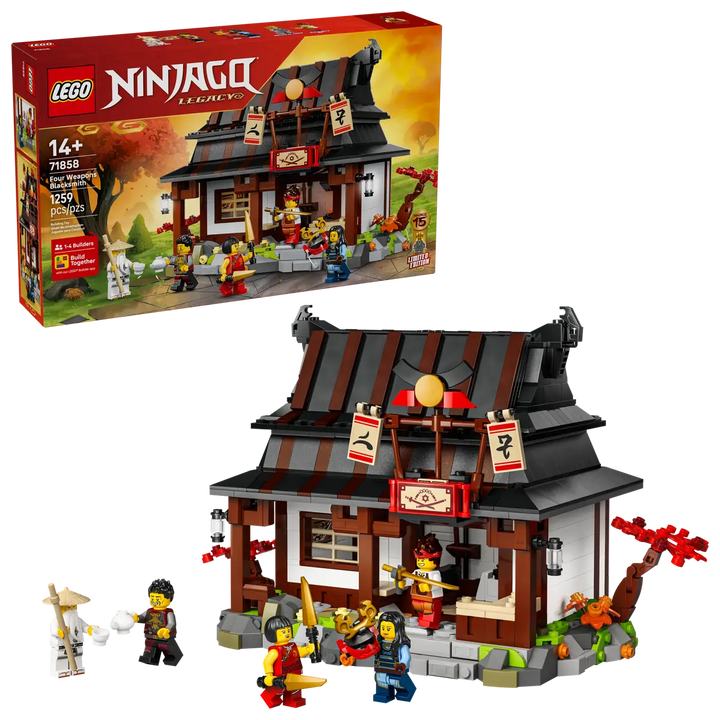 LEGO® NINJAGO® Four Weapons Blacksmith 15th Anniversary 71858