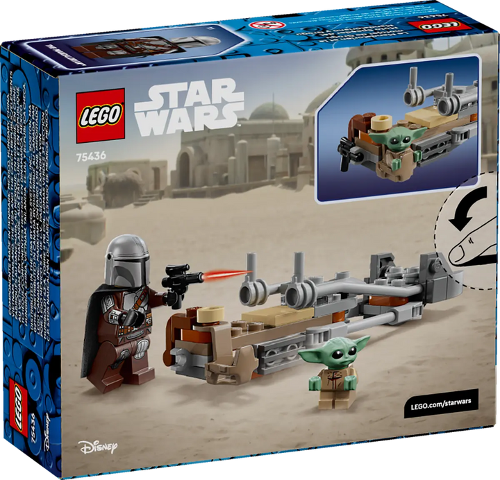 LEGO® Star Wars™ The Mandalorian & Grogu's Speeder Bike™ 75436