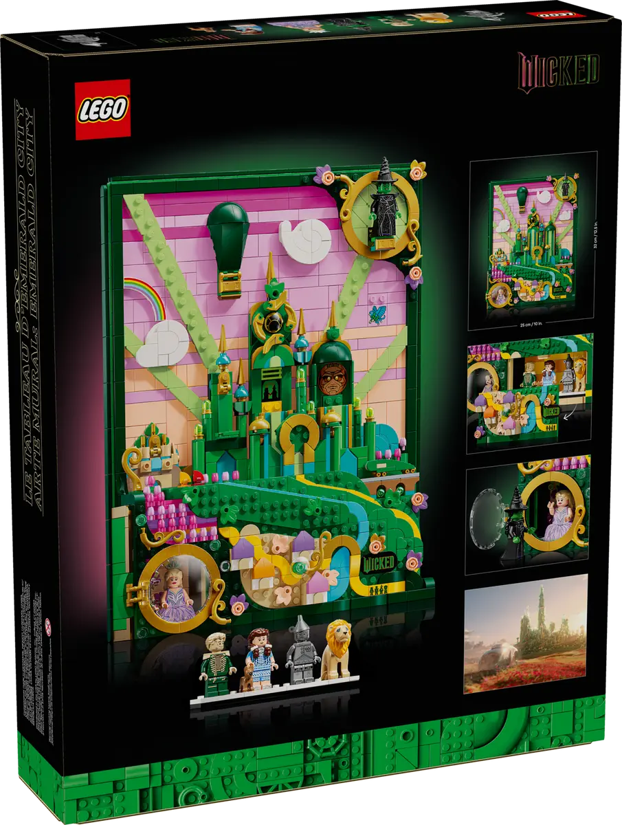 LEGO® Wicked Emerald City Wall Art 75685