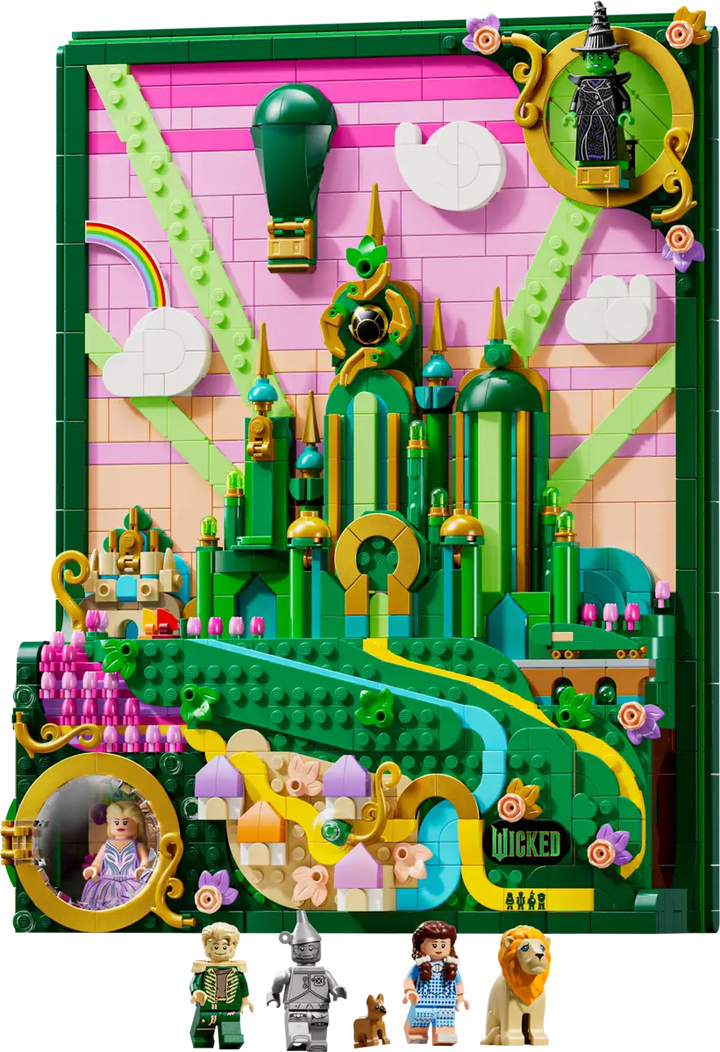 LEGO® Wicked Emerald City Wall Art 75685