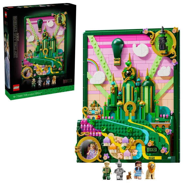 LEGO® Wicked Emerald City Wall Art 75685