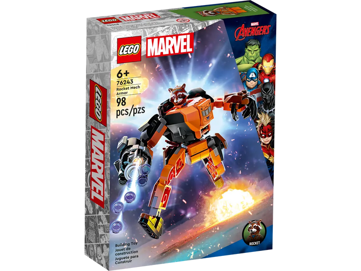 LEGO® Marvel Rocket Mech Armor 76243