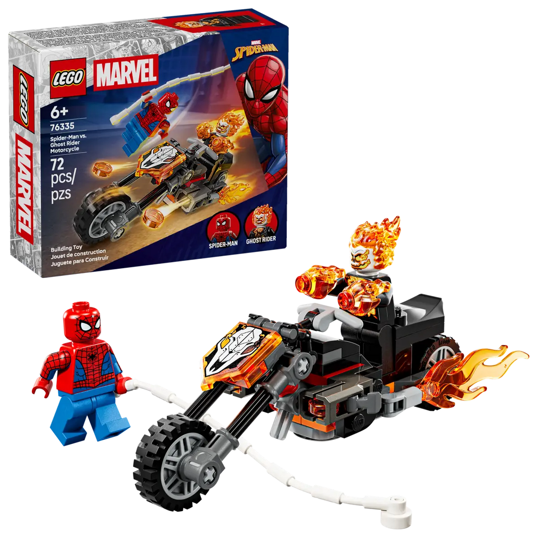 LEGO® Marvel Spider-Man vs. Ghost Rider Motorcycle 76335