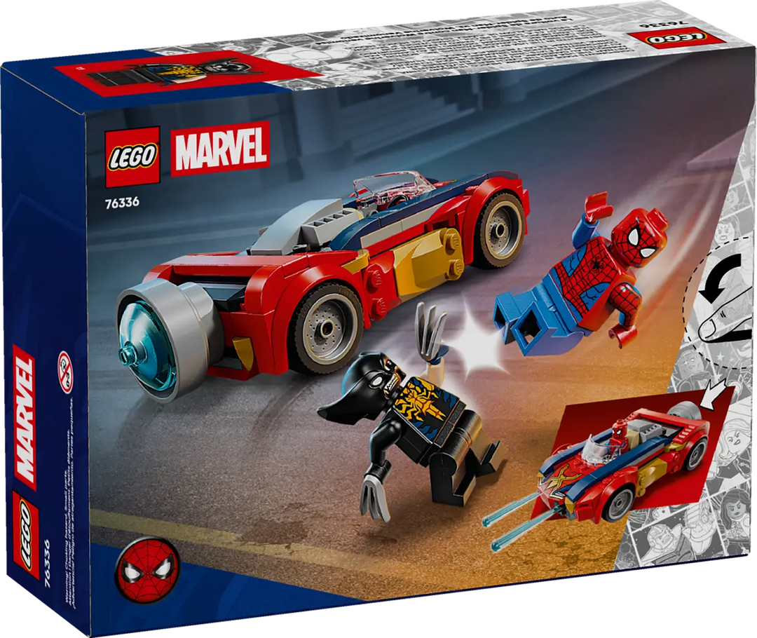 LEGO® Marvel Spider-Man Car vs. Venomized Wolverine 76336