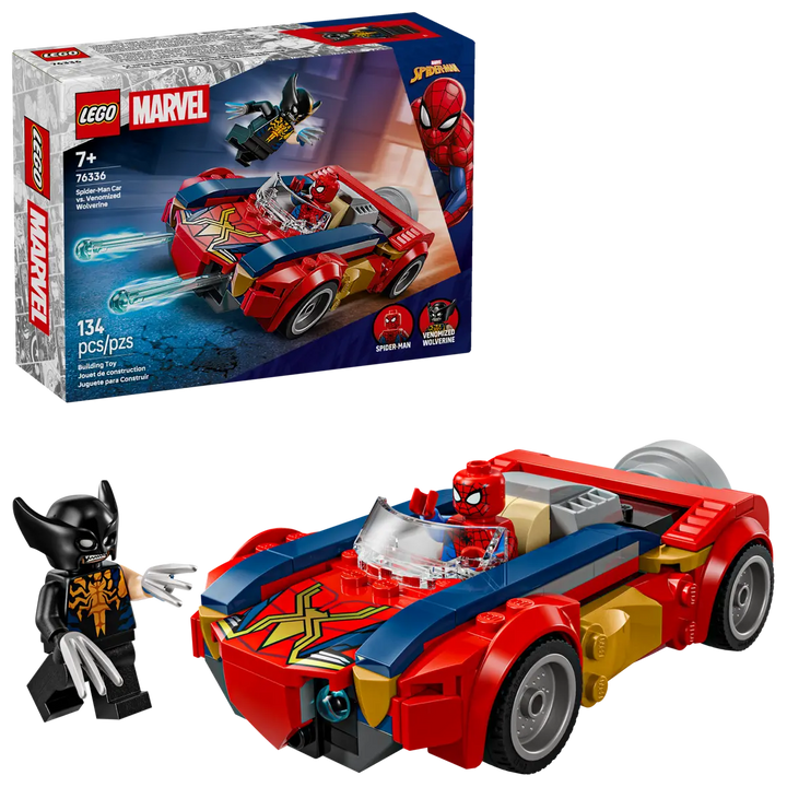 LEGO® Marvel Spider-Man Car vs. Venomized Wolverine 76336