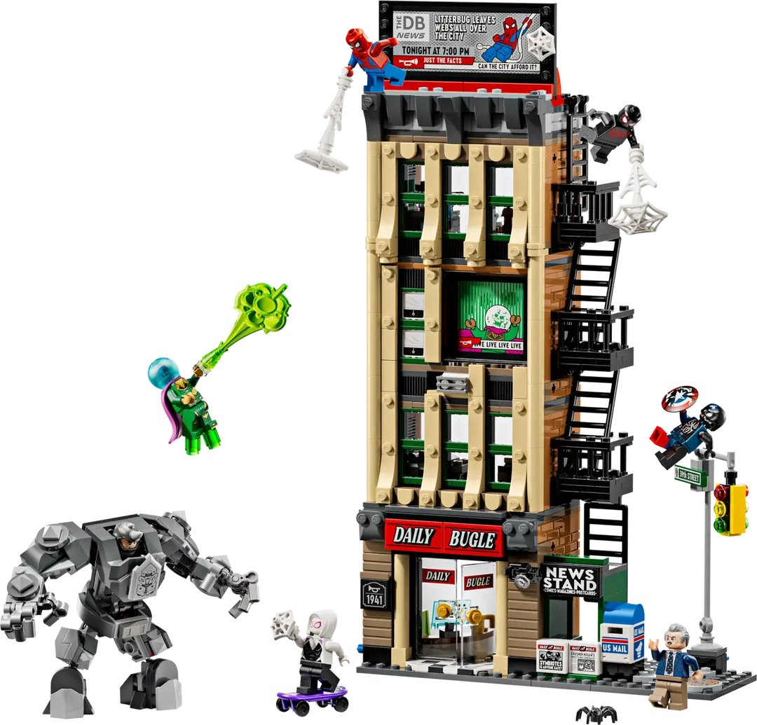 LEGO® Marvel Spider-Man vs. Mysterio: The Daily Bugle 76342