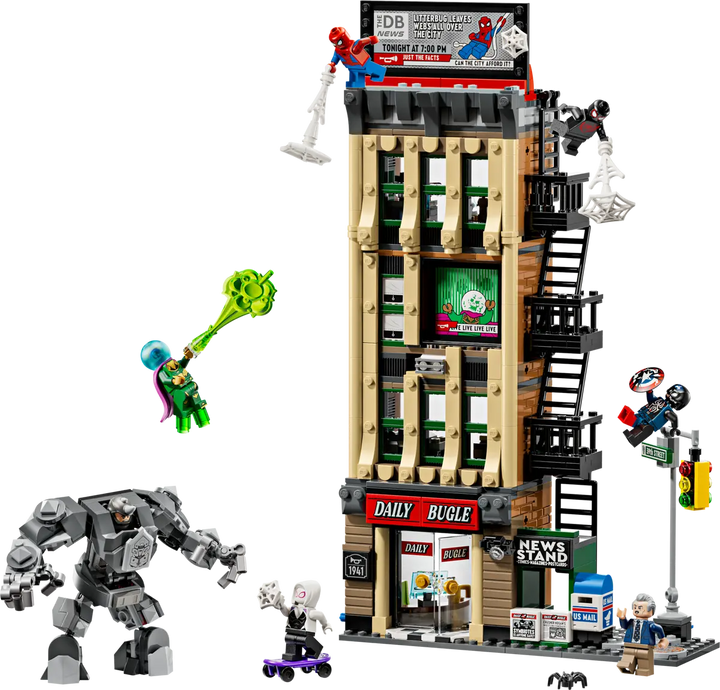 LEGO® Marvel Spider-Man vs. Mysterio: The Daily Bugle 76342