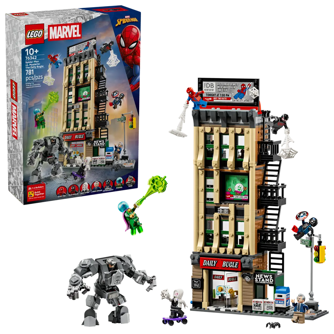 LEGO® Marvel Spider-Man vs. Mysterio: The Daily Bugle 76342