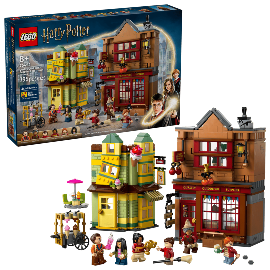 LEGO® Harry Potter™ Quality Quidditch™ Supplies & Ice Cream Parlour 76452