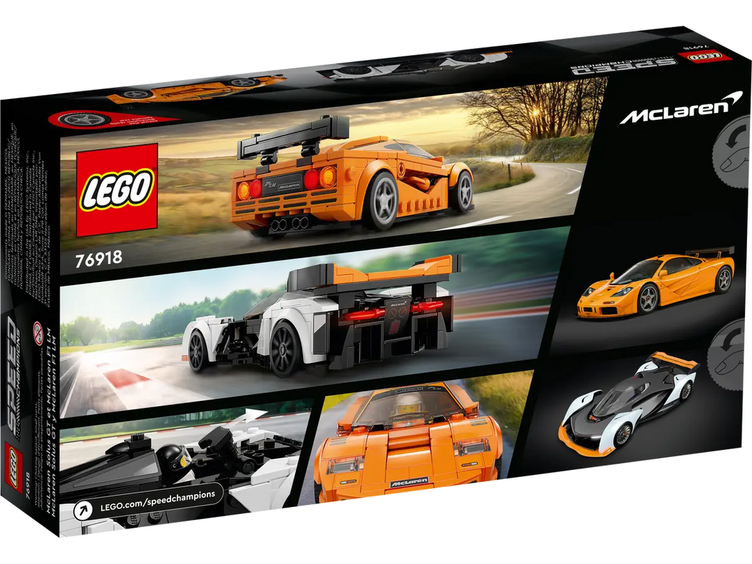 LEGO® Speed Champions McLaren Solus GT & McLaren F1 LM 76918