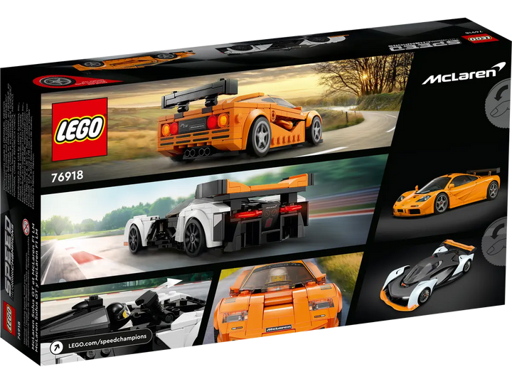 LEGO® Speed Champions McLaren Solus GT & McLaren F1 LM 76918