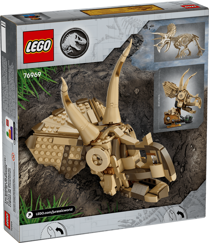 LEGO® Jurassic World™ Dinosaur Fossils: Triceratops Skull 76969