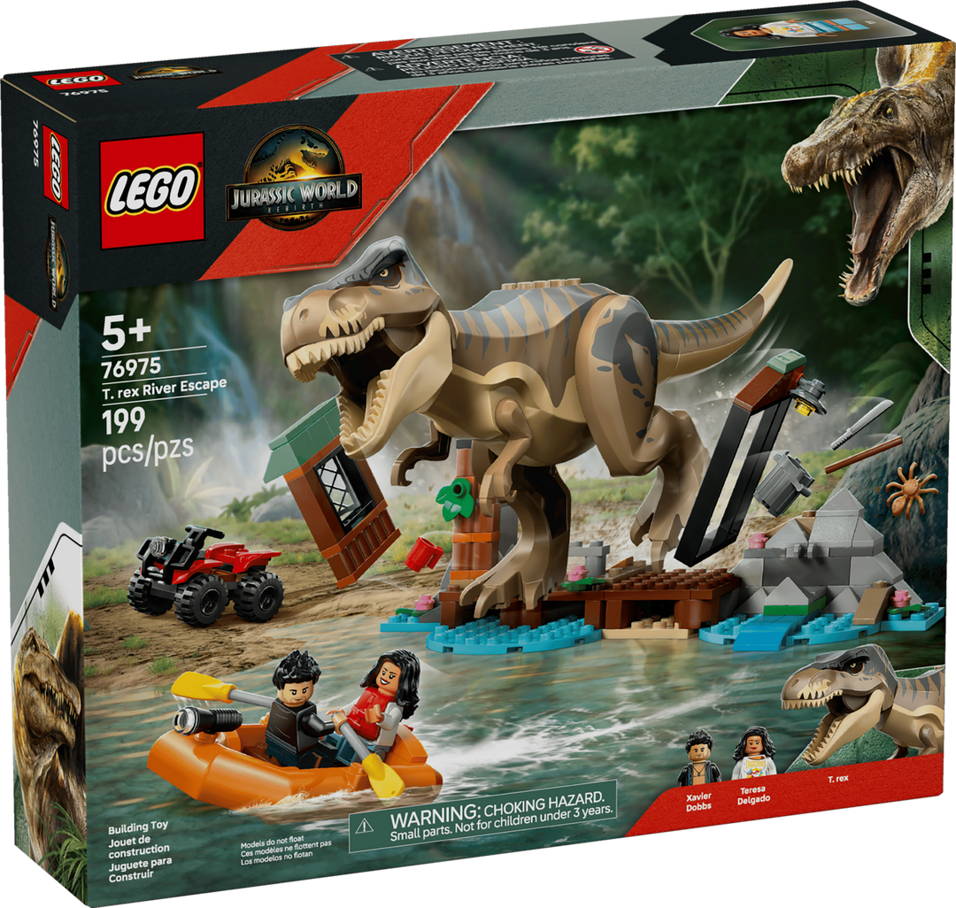 LEGO® Jurassic World™ T. rex River Escape 76975
