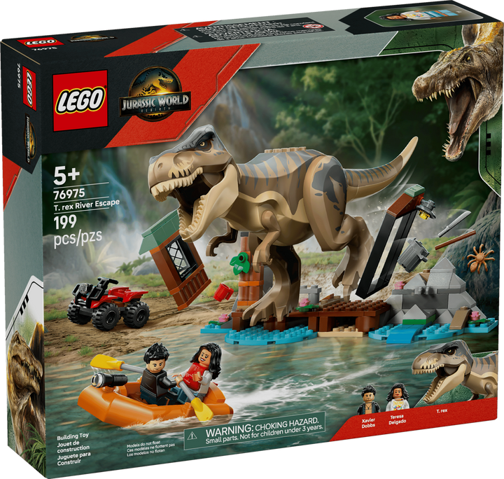 LEGO® Jurassic World™ T. rex River Escape 76975