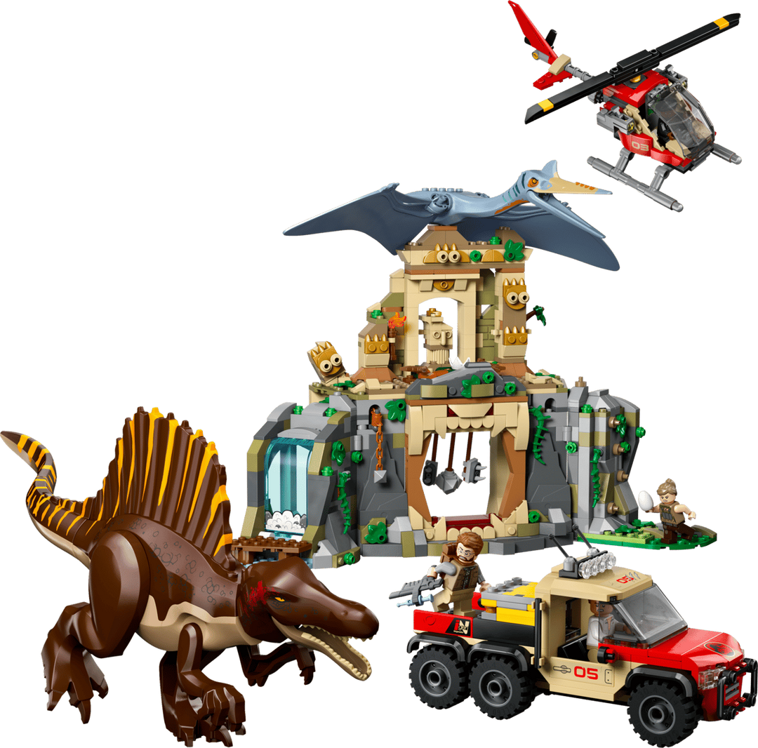 LEGO® Jurassic World™ Spinosaurus & Quetzalcoatlus Air Mission 76976