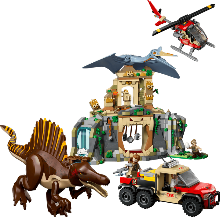 LEGO® Jurassic World™ Spinosaurus & Quetzalcoatlus Air Mission 76976