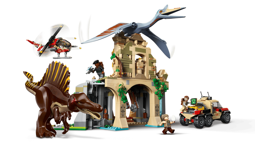 LEGO® Jurassic World™ Spinosaurus & Quetzalcoatlus Air Mission 76976