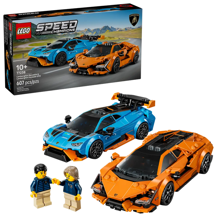 LEGO® Speed Champions Lamborghini Revuelto & Huracán STO 77238
