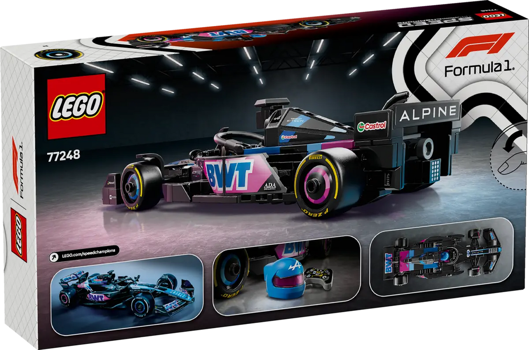 LEGO® Speed Champions BWT Alpine F1® Team A524 Race Car 77248