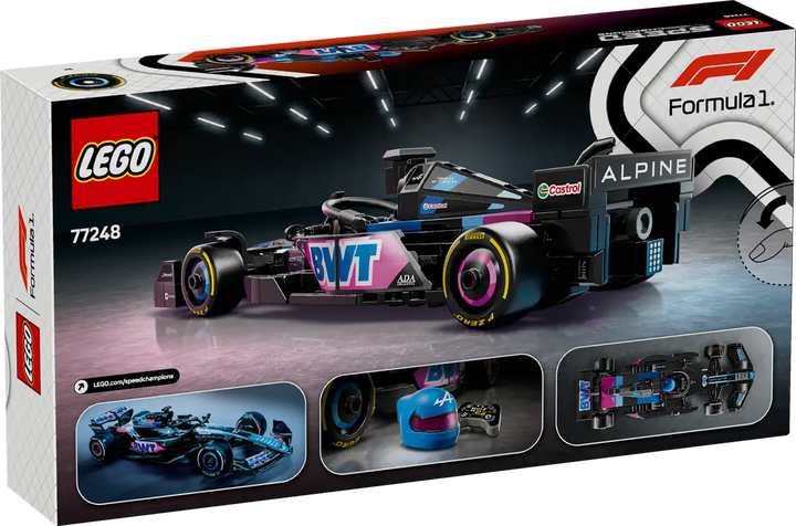 LEGO® Speed Champions BWT Alpine F1® Team A524 Race Car 77248