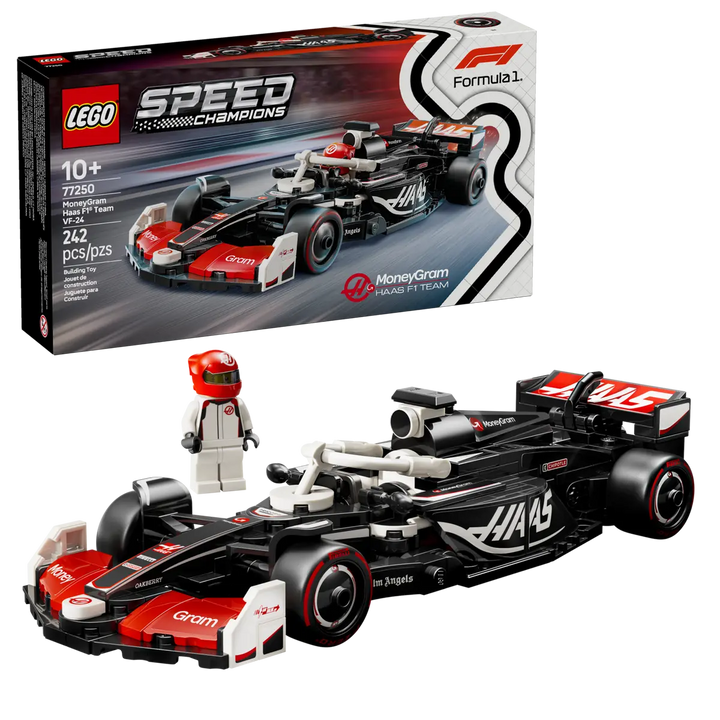 LEGO® Speed Champions MoneyGram Haas F1® Team VF-24 Race Car 77250