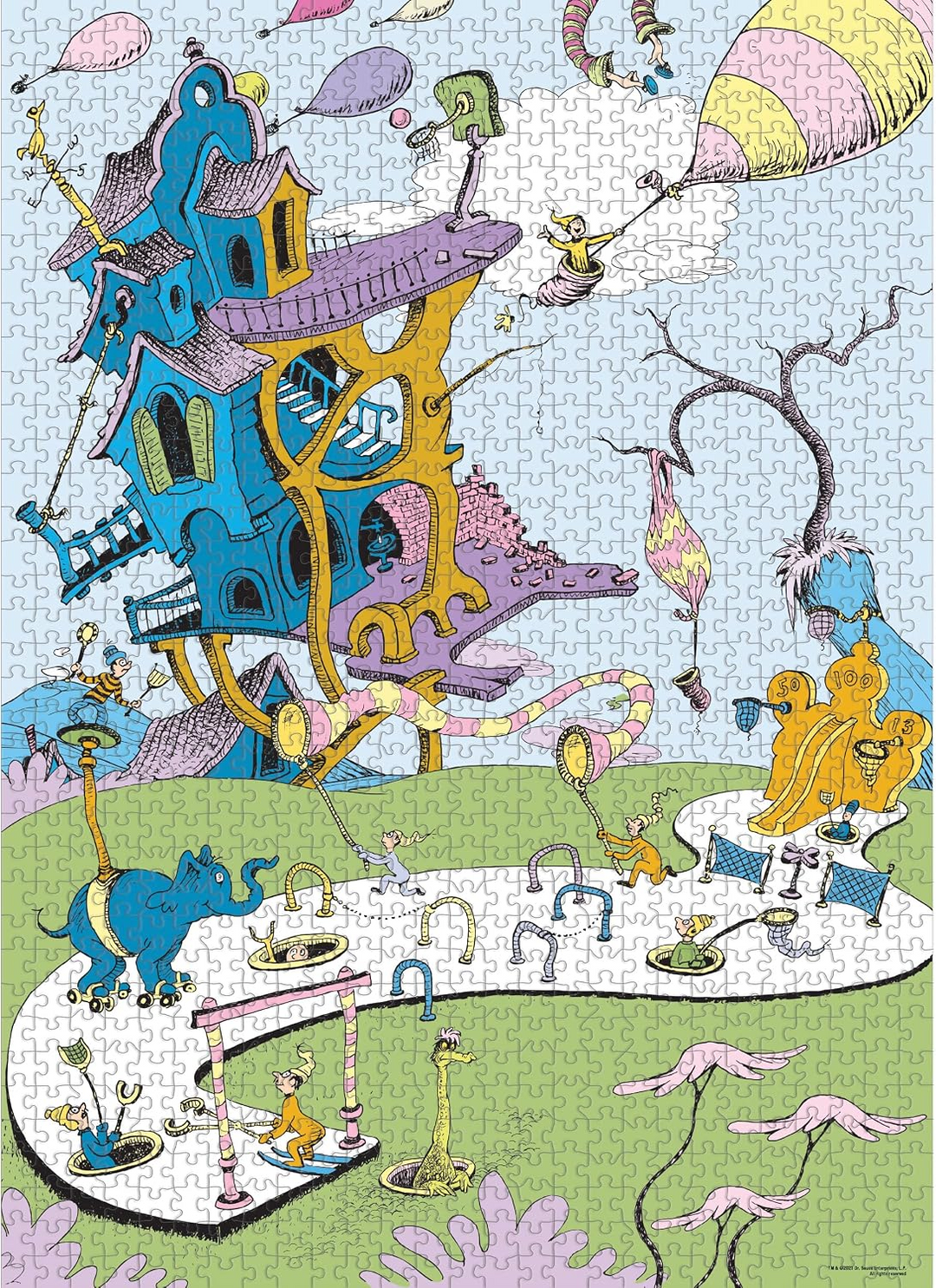 Dr. Seuss “Oh, The Places You'll Go” 1000 Piece Jigsaw Puzzle