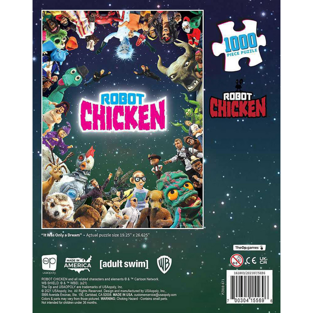 Robot Chicken “It Was Only a Dream” 1000 Piece Puzzle