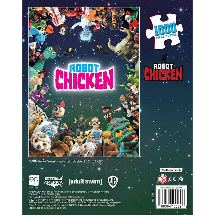 Robot Chicken “It Was Only a Dream” 1000 Piece Puzzle