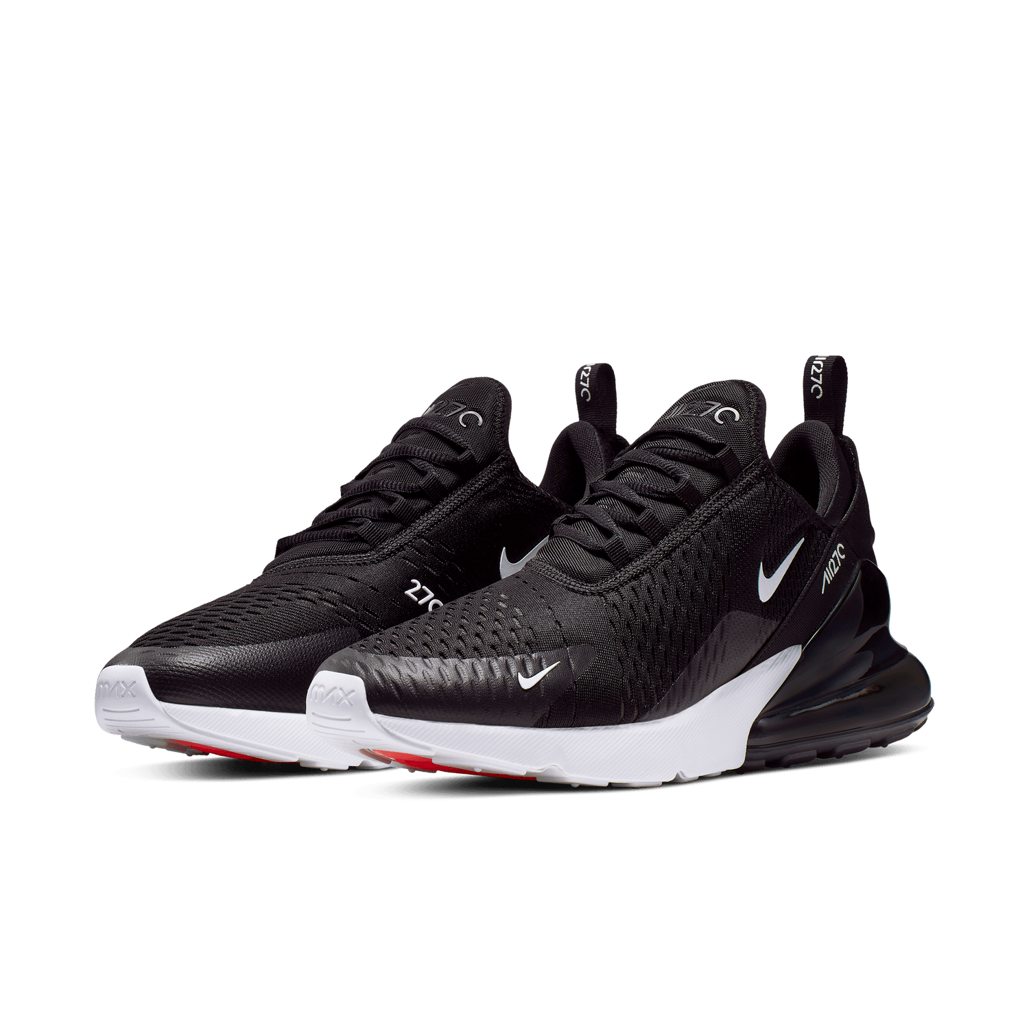 Nike Air Max 270 Black White Courtside Sneakers