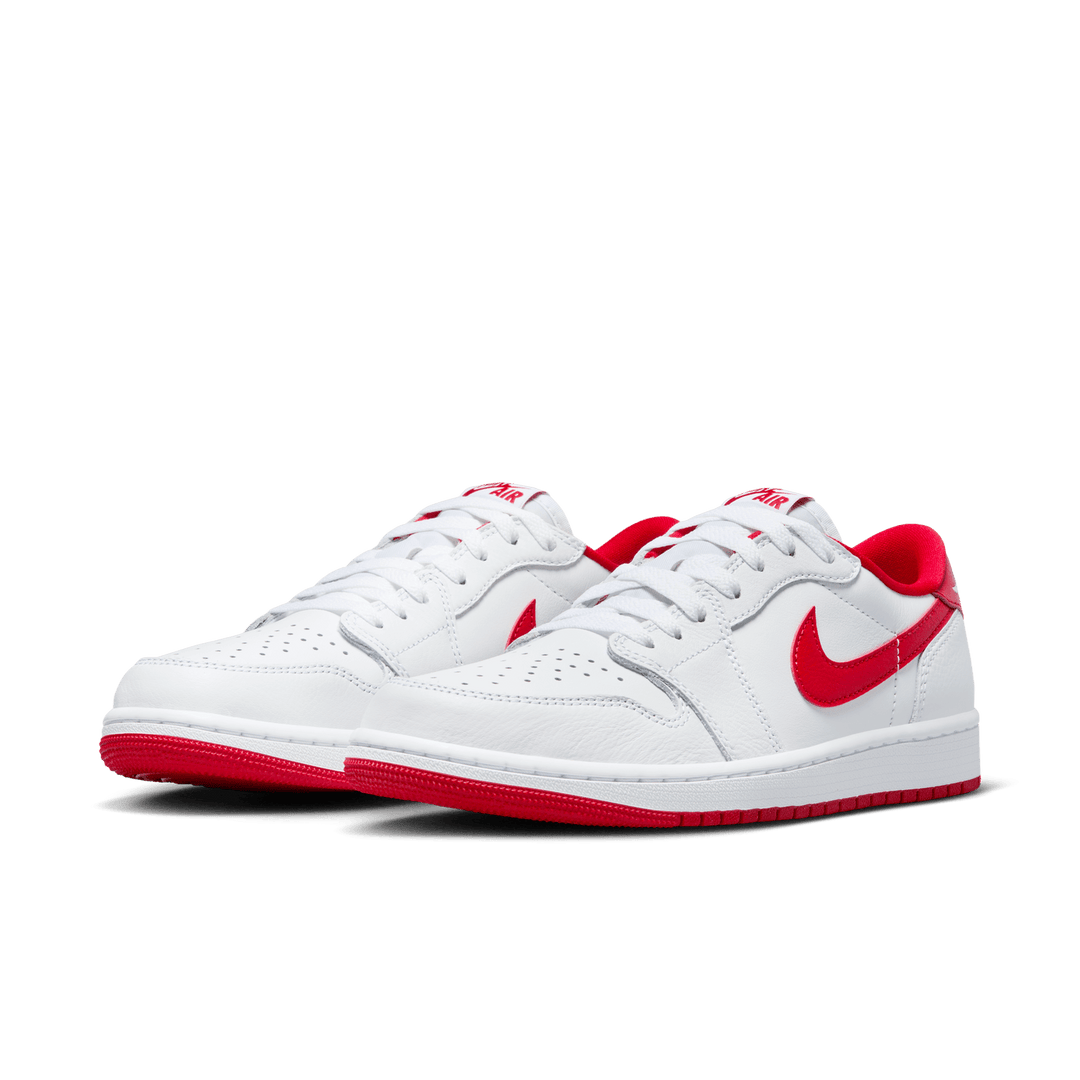 Air Jordan 1 Low OG 'White/University Red'