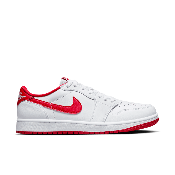 Air Jordan 1 Low OG 'White/University Red'