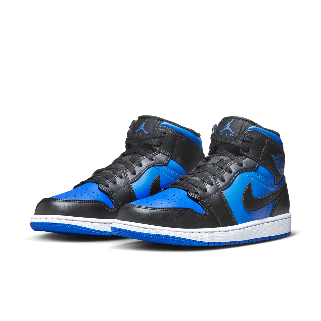 Air Jordan 1 Mid 'Black/Royal Blue'