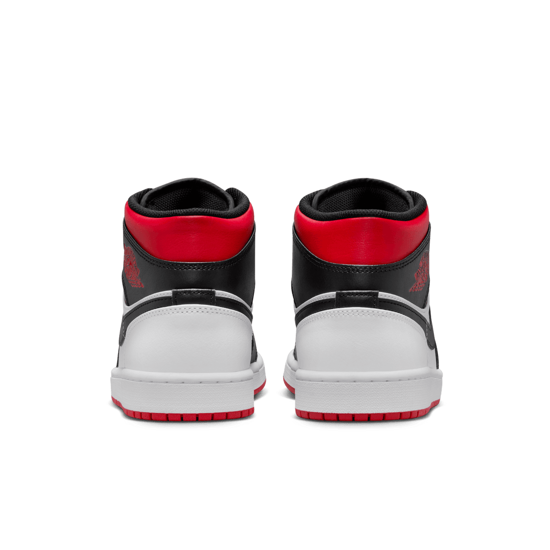 Air Jordan 1 Mid 'White/Gym Red'