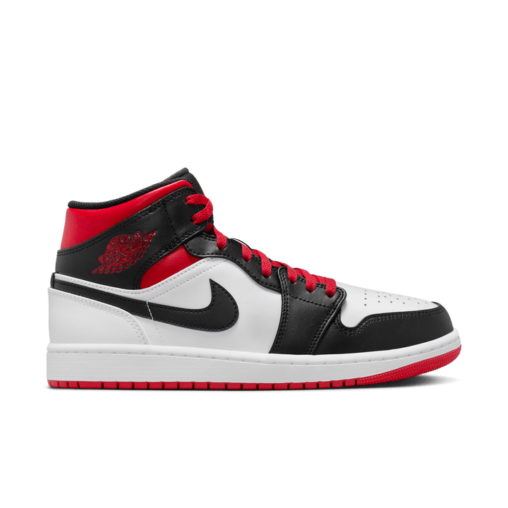 Air Jordan 1 Mid 'White/Gym Red'