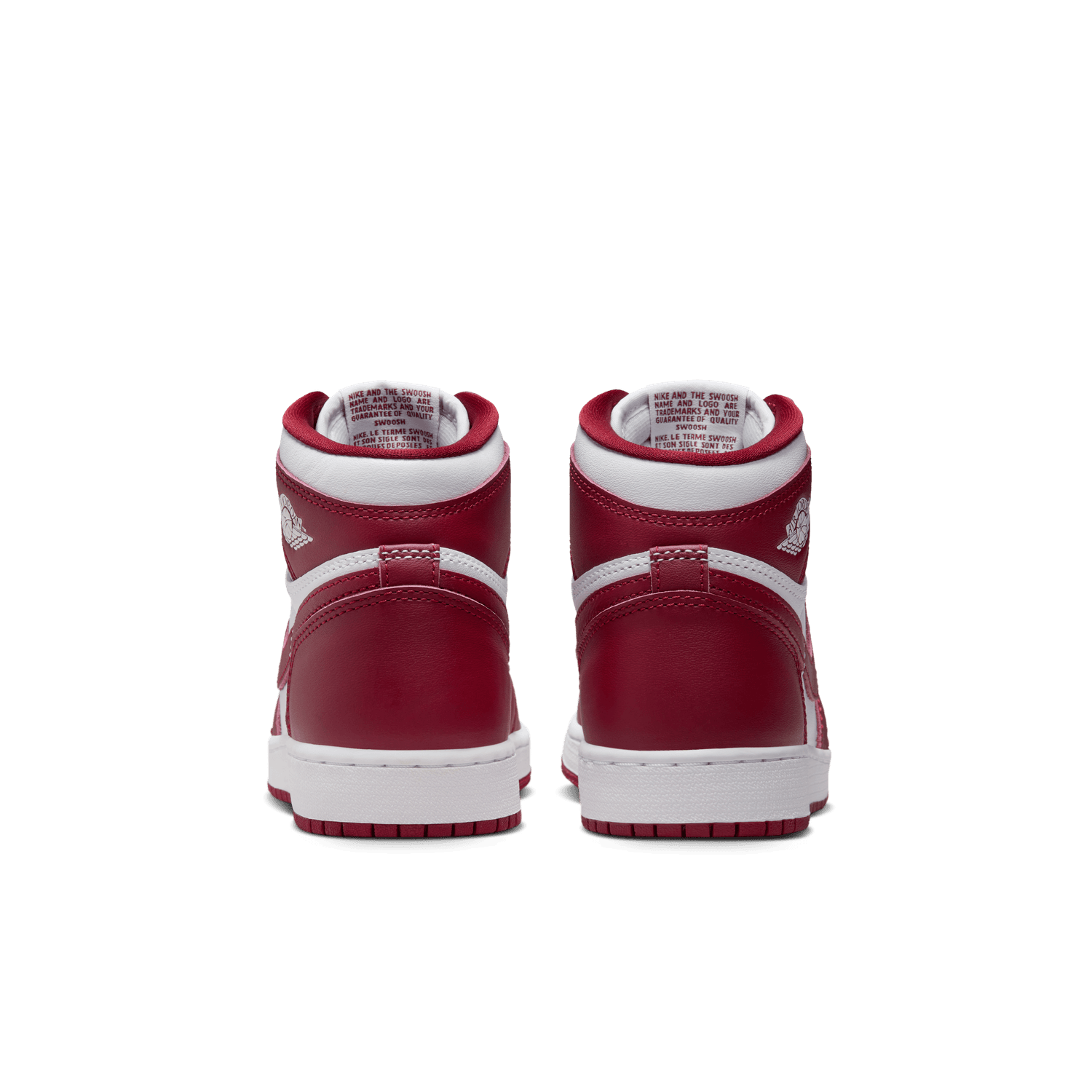 air jordan 1 retro high red and white