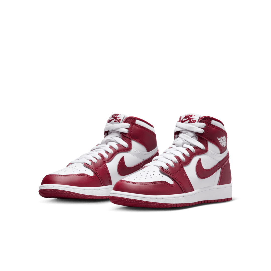 Air Jordan 1 Retro High OG 'White/Team Red' GS