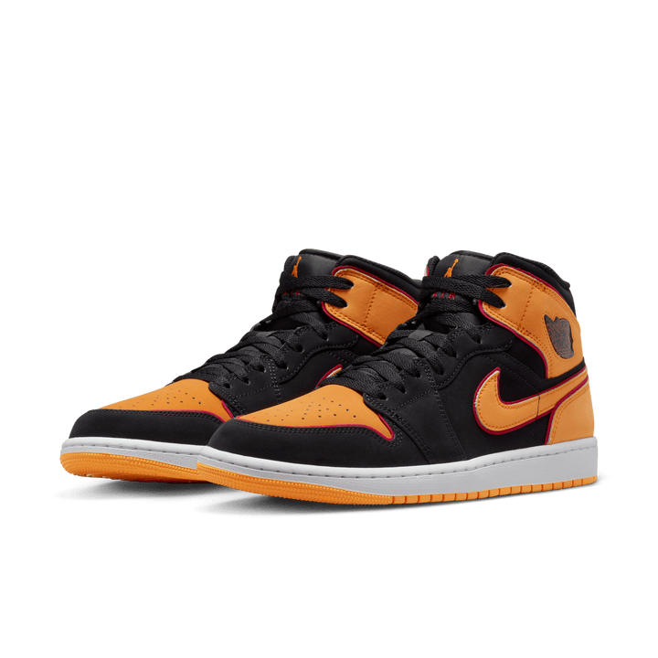 Air Jordan 1 Mid SE 'Black/Vivid Orange'